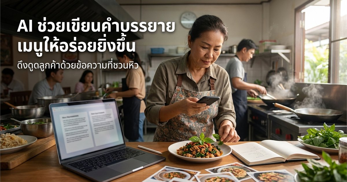 AI à¸£à¸±à¸šà¸­à¸­à¹€à¸”à¸­à¸£à¹Œ