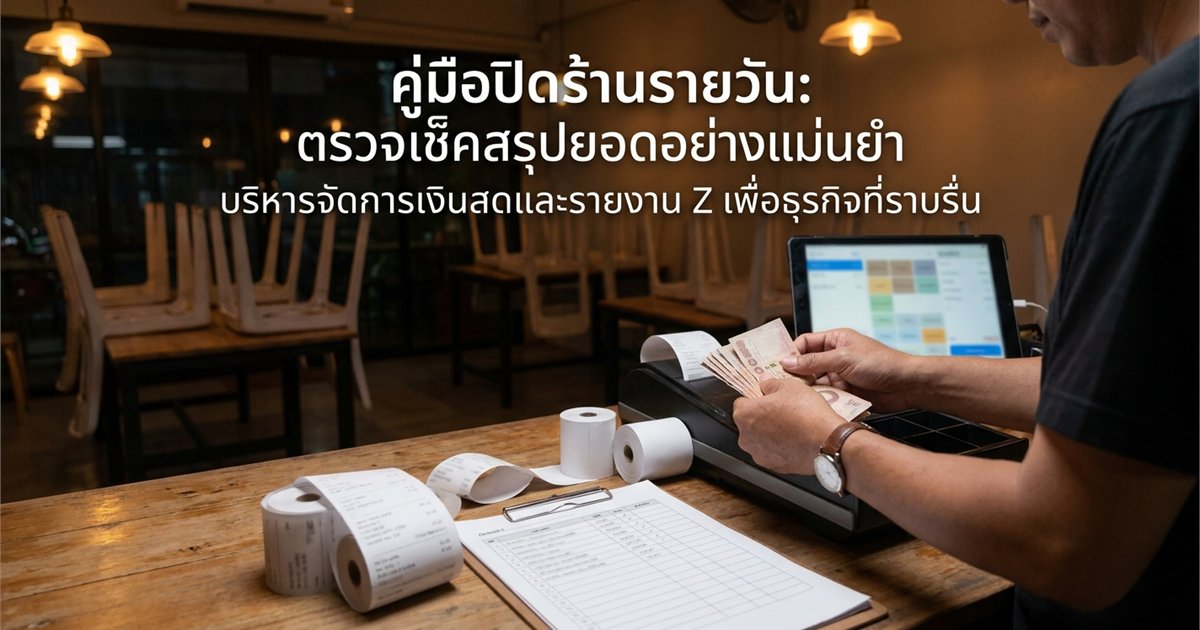 Checklist à¸›à¸´à¸”à¸£à¹‰à¸²à¸™à¸£à¸²à¸¢à¸§à¸±à¸™
