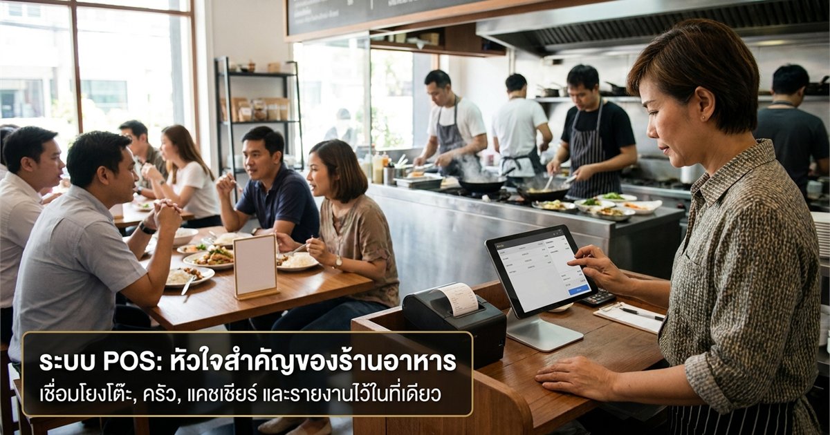 POS à¸£à¹‰à¸²à¸™à¸­à¸²à¸«à¸²à¸£à¸„à¸·à¸­à¸­à¸°à¹„à¸£ â€” à¸£à¸°à¸šà¸šà¸à¸¥à¸²à¸‡à¸‚à¸­à¸‡à¸£à¹‰à¸²à¸™
