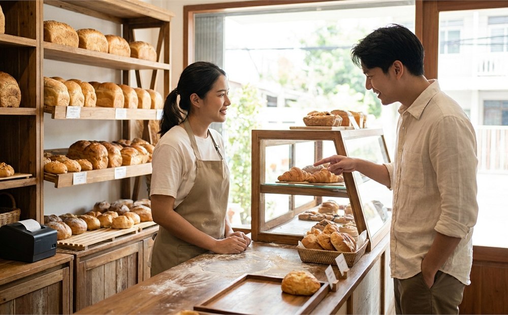 ร้านเบเกอรี่ใช้ระบบ POS ร้านอาหาร OrderDee