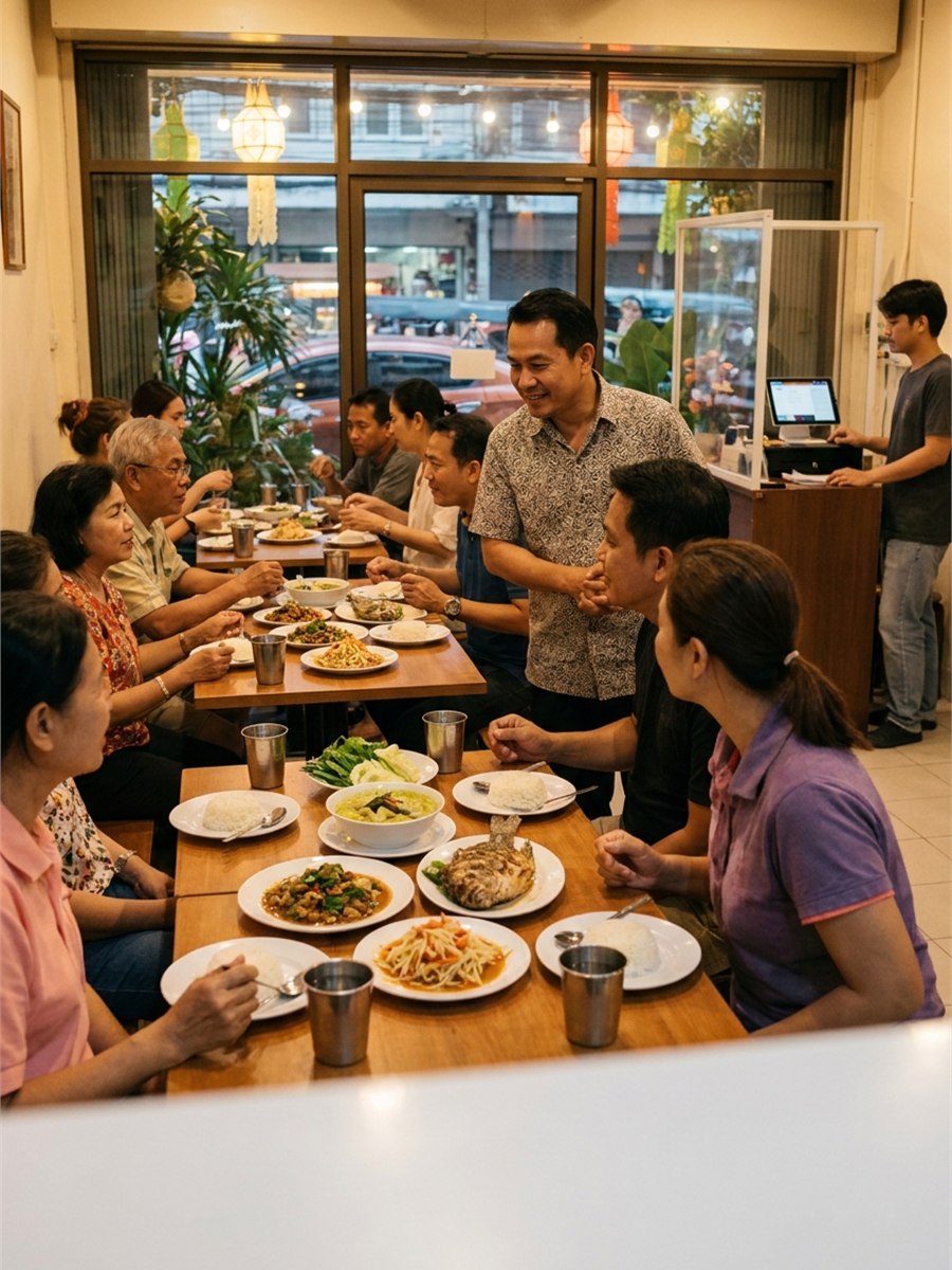 ร้านอาหารไทยใช้ระบบ POS ร้านอาหาร OrderDee